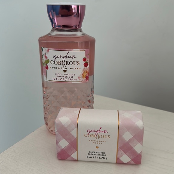 Bath & Body Works Other - New Bath & Body Works Gingham Gorgeous Shower Gel and Soap.